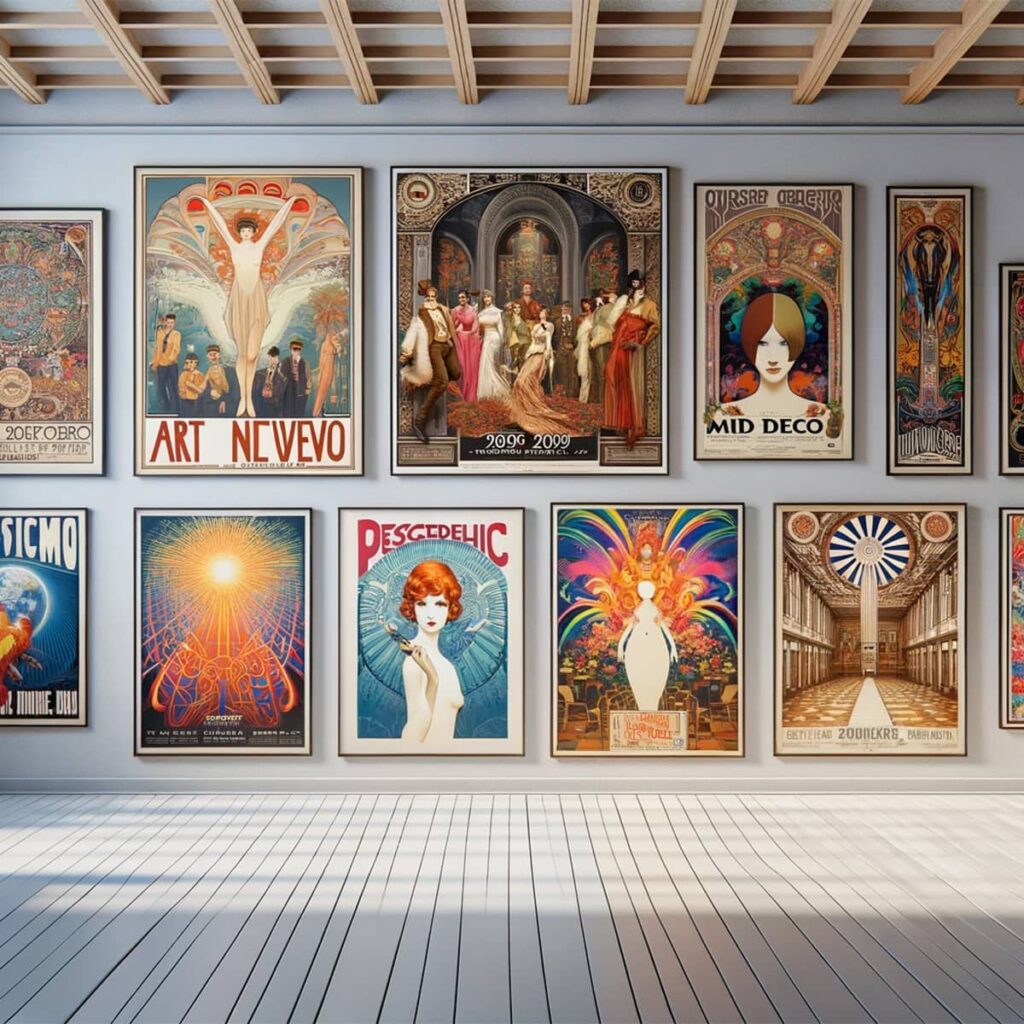 Posters door de jaren heen